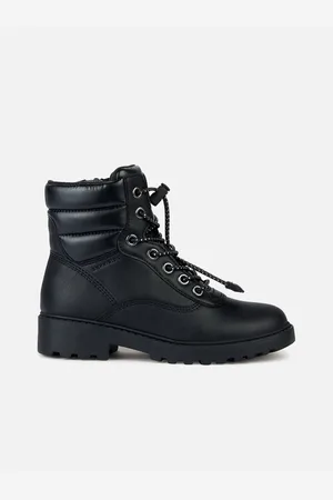 Geox Černá dívčí kotníková obuv Casey B ABX