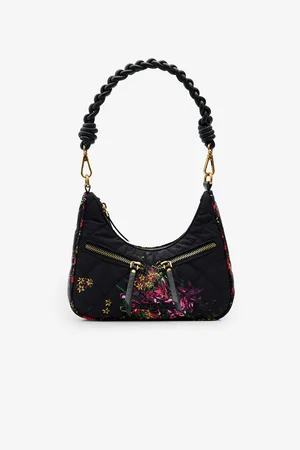Desigual Černá dámská květovaná kabelka Yenes Medley Multipocket