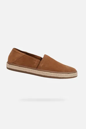 Geox Světle hnědé pánské slip on espadrilky Pantelleria
