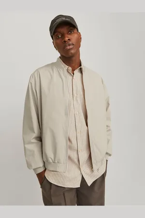 JACK & JONES Béžový pánský bomber JJECHARGE