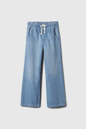 GAP Dětské džíny High Rise Wide-Leg