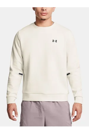 Under Armour Pánská mikina UA Unstoppable Flc Crew EU-WHT