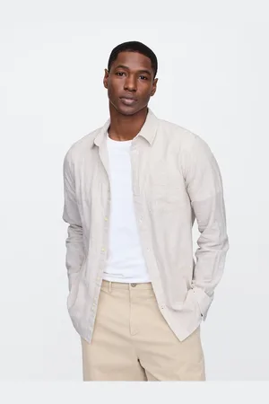 GAP Lněná košile Standard Fit