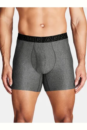 Under Armour Šedé pánské boxerky M UA Perf Tech 6in