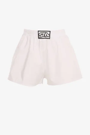 STYX Bílé klučičí trenýrky