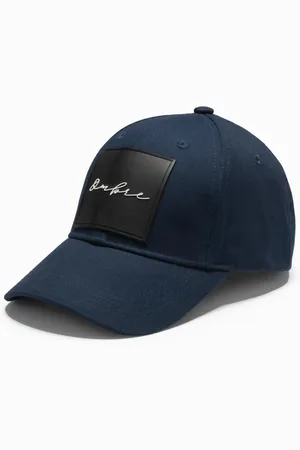 Ombre Clothing Pánská baseballová čepice s velkou nášivkou tmavě