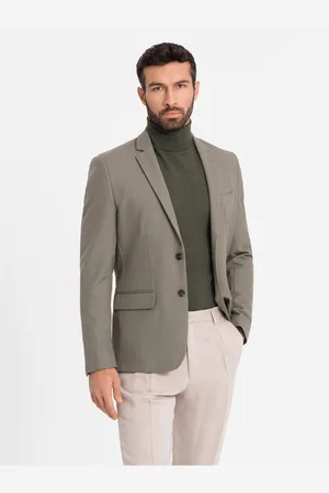 Ombre Clothing Elegantní pánské sako z vlněné směsi