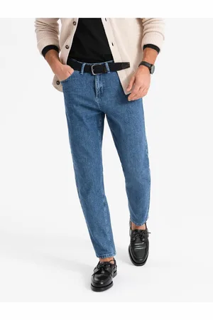 Ombre Clothing Pánské klasické seprané džíny REGULAR FIT