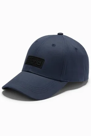 Ombre Clothing Pánská baseballová čepice s obdélníkovou nášivkou tmavě