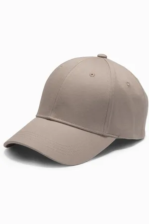Ombre Clothing Pánská jednobarevná kšiltovka béžová