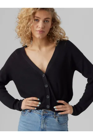 VERO MODA Černý dámský kardigan