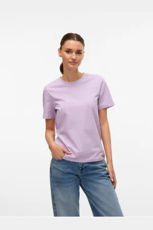 VERO MODA Fialové dámské tričko