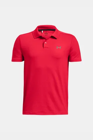 Under Armour Červené sportovní polo tričko UA Performance Polo