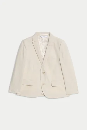 Marks & Spencer Oblekové sako s příměsí lnu (6–16 let)