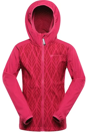 Alpine Dětská softshellová bunda s membránou EZORO cabaret varianta pb