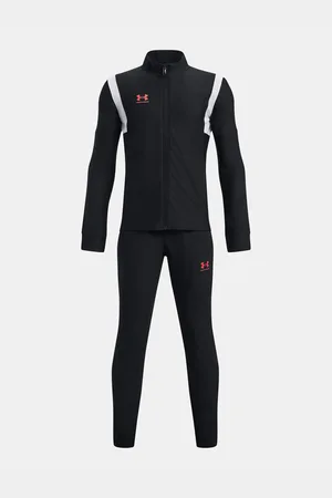 Under Armour Sada klučičí sportovní mikiny a tepláků v černé barvě Challenger