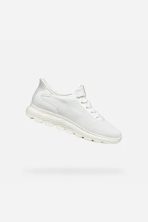 Geox Bílé dámské tenisky Spherica Plus