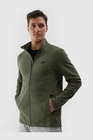 4F Pánský fleece se stojáčkem regular