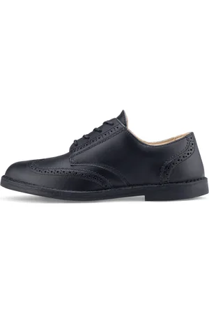 Vasky Dámské černé kožené polobotky - jarní / podzimní boty, obuv Brogue Low Noir
