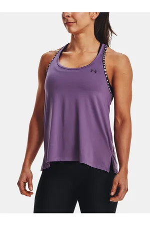 Under Armour Fialové sportovní tílko UA Knockout Tank